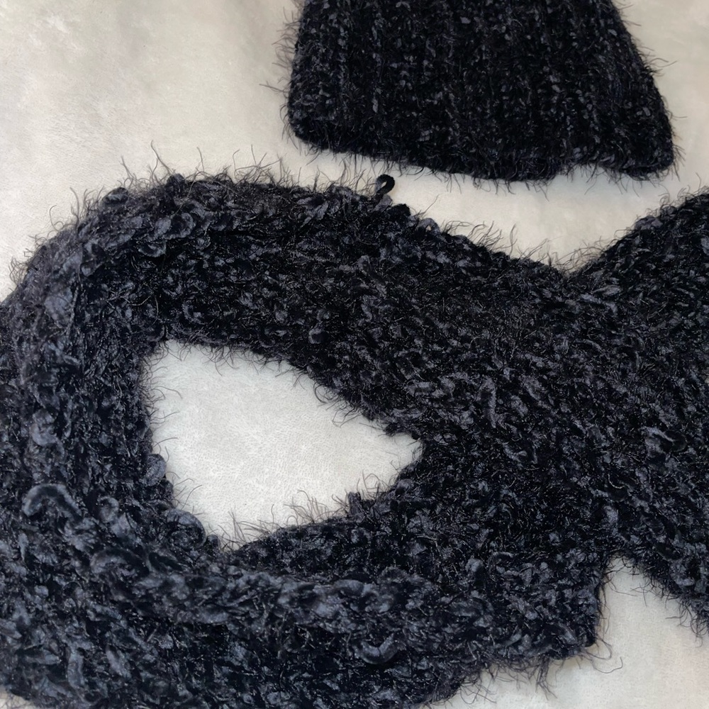 Scarf and beanie set